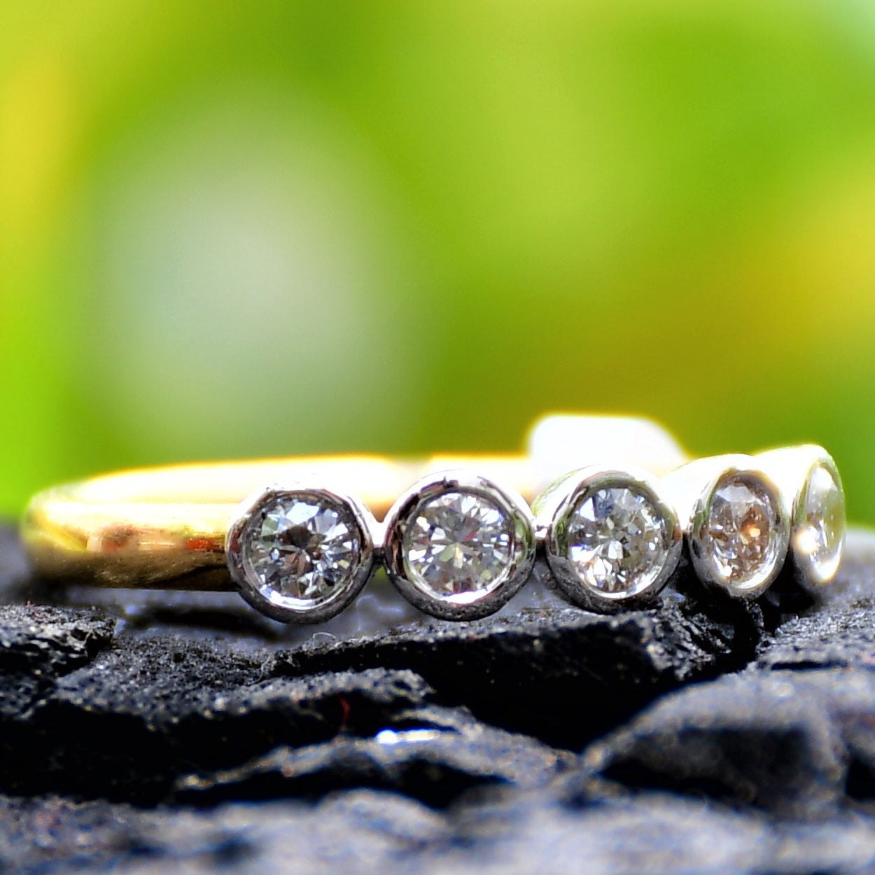 14K 18K Solid Gold Diamond Eternity Band Ring | IGI Certified Natural Diamonds