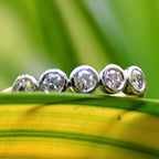 14K 18K Solid Gold Diamond Eternity Band Ring | IGI Certified Natural Diamonds
