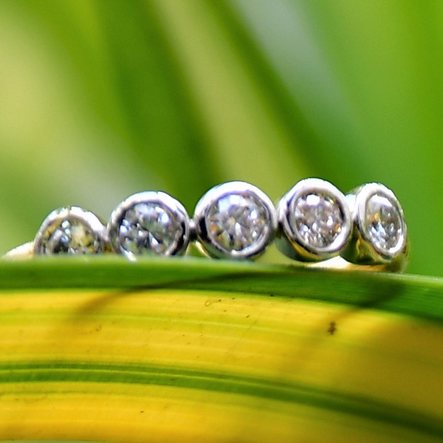 14K 18K Solid Gold Diamond Eternity Band Ring | IGI Certified Natural Diamonds