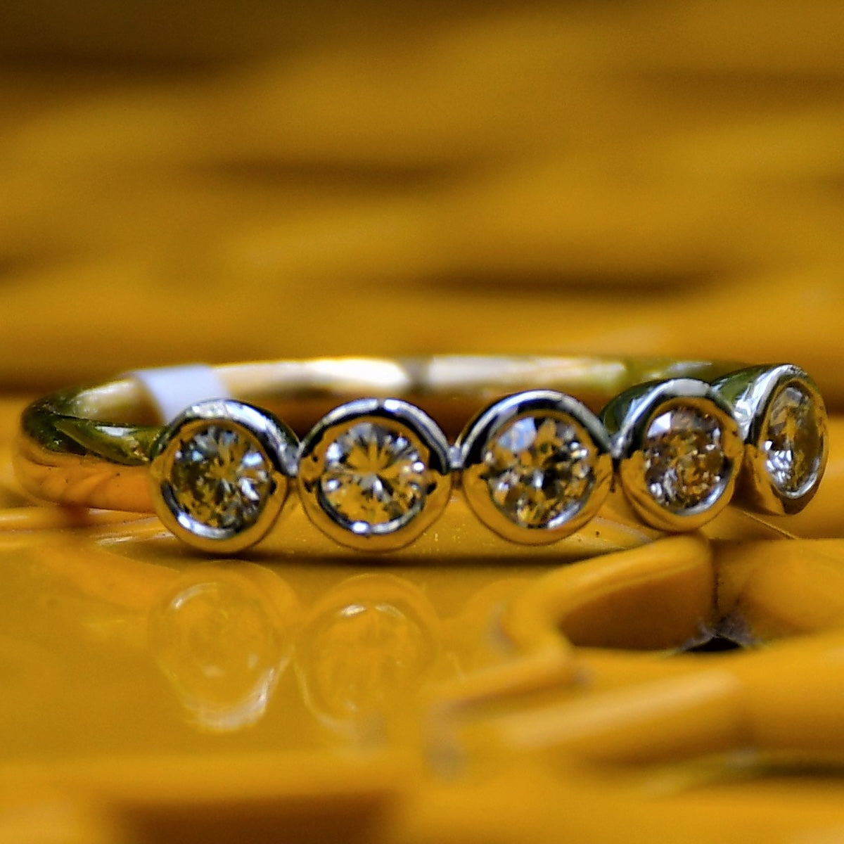 14K 18K Solid Gold Diamond Eternity Band Ring | IGI Certified Natural Diamonds