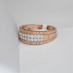 14K/18K Rose Gold Men's Diamond Band – IGI Certified Channel Set Wedding Ring