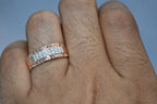 14K/18K Rose Gold Men's Diamond Band – IGI Certified Channel Set Wedding Ring