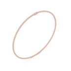 Natural Diamond Tennis Necklace, Solid Gold &  IGI Certified