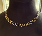 Solid Gold Diamond Necklace Earrings Set, Minimalist Natural Diamonds, Everyday Jewelry