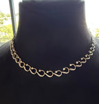 Solid Gold Diamond Necklace Earrings Set, Minimalist Natural Diamonds, Everyday Jewelry