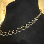 Solid Gold Diamond Necklace Earrings Set, Minimalist Natural Diamonds, Everyday Jewelry