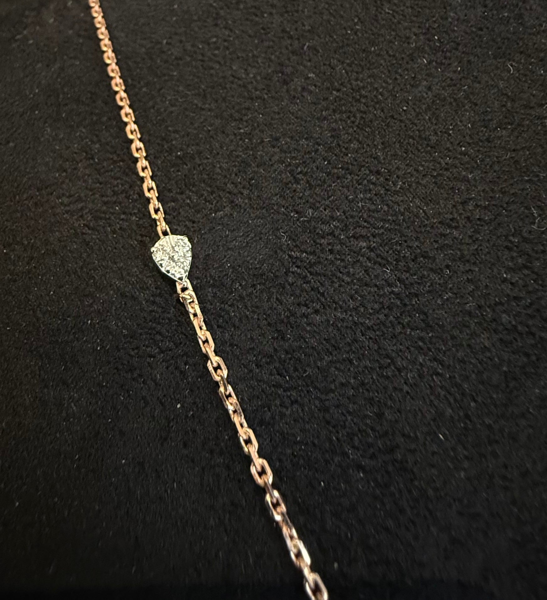 14K 18K Solid Gold Diamond Charm Necklace Set with Earrings, IGI Certified Natural Diamonds
