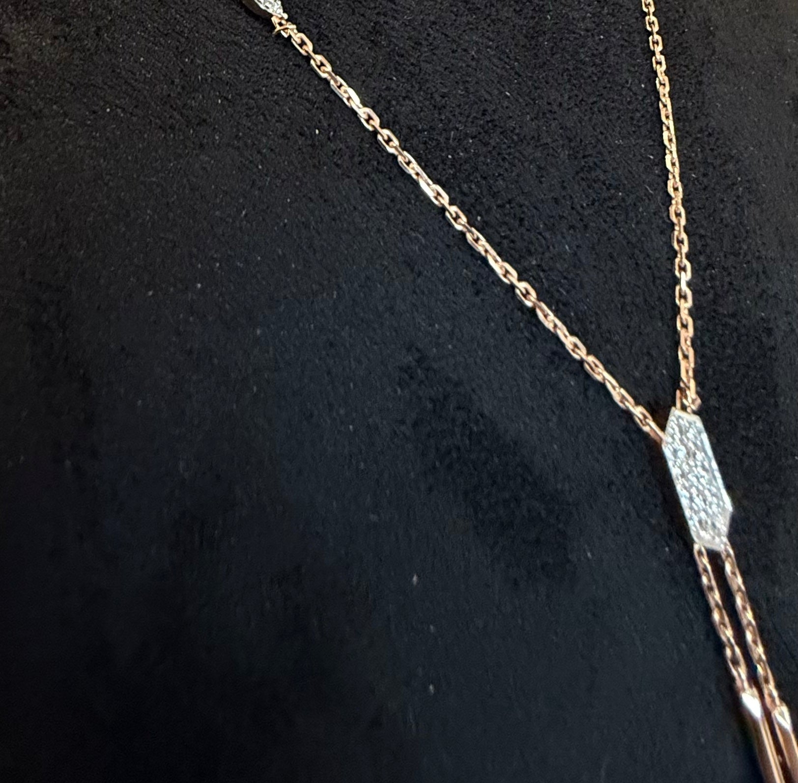 14K 18K Solid Gold Diamond Charm Necklace Set with Earrings, IGI Certified Natural Diamonds