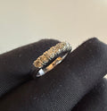 IGI Certified Diamond Half Eternity Band, 14K Solid Gold Wedding Anniversary Ring