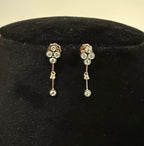 14K/18K Solid Gold Diamond Necklace Earrings Set | IGI Certified Natural Dainty Jewelry
