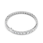 Diamond bracelet on a white background