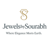 Logo of Jewels by Sourabh with a gold 'S' on a white background