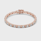 Palazzo Large Emerald-Cut Diamond Tennis Bracelet